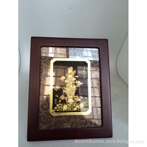 wedding invitation newmengxing gatefold silk invitation box vintage photo frame